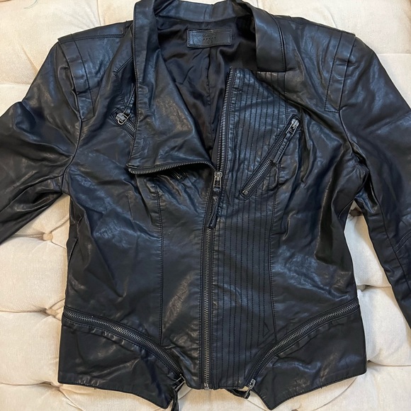 Blank NYC Faux Leather Moto Jacket - Picture 5 of 10